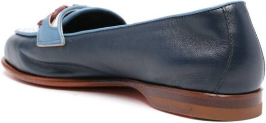 Santoni Andrea tassel-embellished loafers Blue