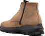 Santoni ankle lace-up fastening boots Brown - Thumbnail 3
