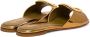 Santoni buckle-detail mirrored-finish sandals Gold - Thumbnail 3