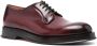 Santoni calf leather derby shoes Red - Thumbnail 2