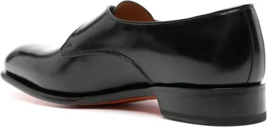Santoni Carter One leather Oxford shoes Black
