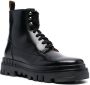 Santoni chunky-tread leather boots Black - Thumbnail 2