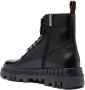 Santoni chunky-tread leather boots Black - Thumbnail 3
