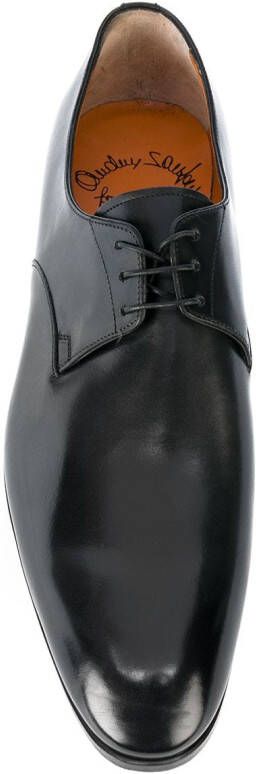 Santoni classic Derby shoes Black