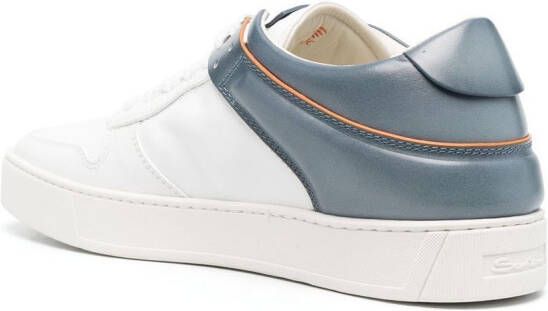 Santoni colour-blocked low-top sneakers White