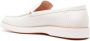 Santoni contrast-stitch leather loafers White - Thumbnail 3