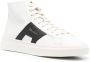 Santoni logo-lettering high-top sneakers White - Thumbnail 2