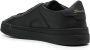 Santoni leather low-top sneakers Black - Thumbnail 3