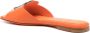Santoni decorative-buckle leather sandals Orange - Thumbnail 3