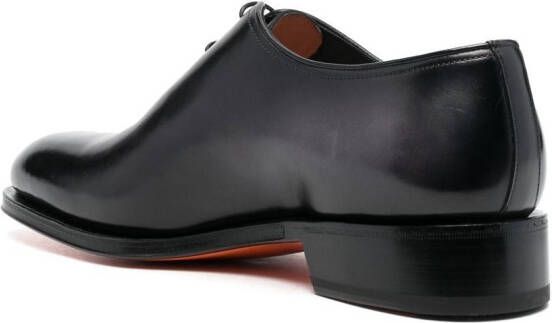 Santoni Deponent leather Oxford shoes Blue