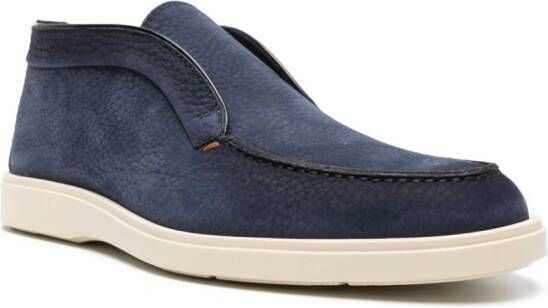 Santoni Digits leather loafers Blue