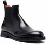 Santoni Double-Buckle leather boots Black - Thumbnail 2