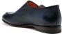 Santoni double-buckle leather monk shoes Blue - Thumbnail 3