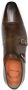 Santoni double-buckle leather monk shoes Brown - Thumbnail 4