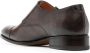 Santoni double-buckle leather monk shoes Brown - Thumbnail 3