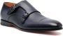Santoni double-buckle leather shoes Blue - Thumbnail 2