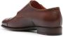 Santoni double-buckle leather shoes Brown - Thumbnail 3