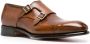 Santoni double-buckle monk shoes Brown - Thumbnail 2