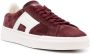Santoni Double Buckle suede sneakers Red - Thumbnail 2