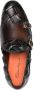 Santoni double-monk strap woven shoes Brown - Thumbnail 4