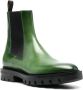 Santoni elasticated side-panel boots Green - Thumbnail 2