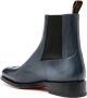 Santoni Eron leather boots Blue - Thumbnail 3