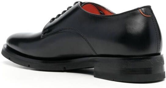 Santoni Faedon panelled Derby shoes Black