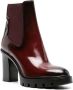 Santoni Ferry 100mm chelsea leather boots Red - Thumbnail 2