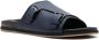 Santoni flat leather sandals Blue - Thumbnail 2