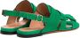 Santoni fringe-detail suede sandals Green - Thumbnail 3