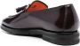 Santoni Grizzly tassel leather loafers Red - Thumbnail 3
