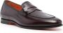 Santoni high-shine leather loafers Brown - Thumbnail 2