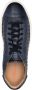 Santoni interwoven low-top leather sneakers Blue - Thumbnail 4