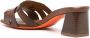 Santoni 60mm interwoven-strap sandals Brown - Thumbnail 3