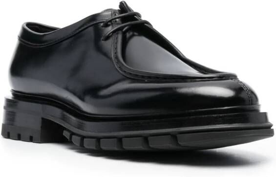 Santoni lace-up Derby shoes Black