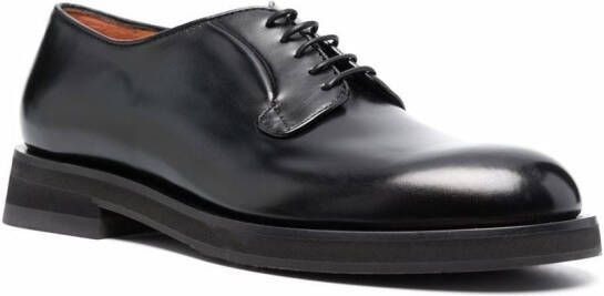 Santoni lace-up derby shoes Black