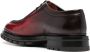 Santoni lace-up leather Boat shoes Red - Thumbnail 3