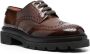 Santoni lace-up leather brogues Brown - Thumbnail 2