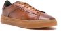 Santoni lace-up leather sneakers Brown - Thumbnail 2
