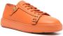 Santoni lace-up leather sneakers Orange - Thumbnail 2