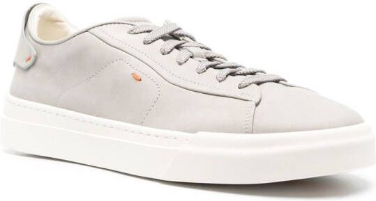 Santoni lace-up low-top sneakers Grey