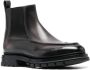 Santoni leather ankle boots Black - Thumbnail 2