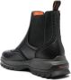 Santoni leather brogue Chelsea boots Black - Thumbnail 3