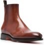 Santoni leather Chelsea ankle boots Brown - Thumbnail 2