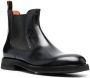 Santoni leather Chelsea boots Black - Thumbnail 2