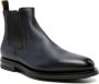 Santoni leather chelsea boots Blue - Thumbnail 2