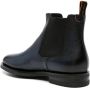 Santoni leather chelsea boots Blue - Thumbnail 3