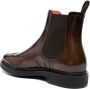 Santoni leather chelsea boots Brown - Thumbnail 3