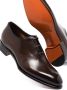Santoni leather lace-up Oxford shoes Brown - Thumbnail 2