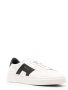 Santoni leather low-top sneakers White - Thumbnail 2